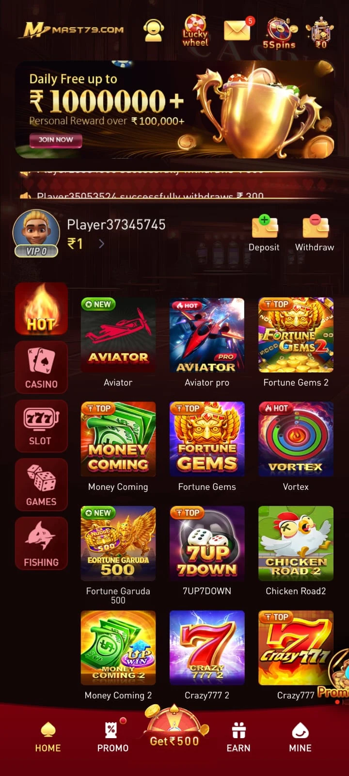 MAST79 Game app gaming categories and account access