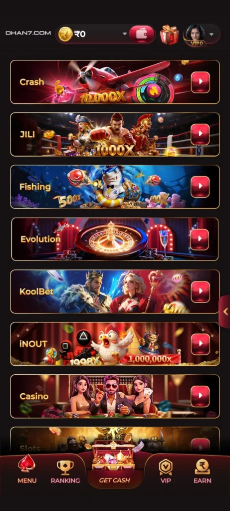 Dhan7 Game Apk